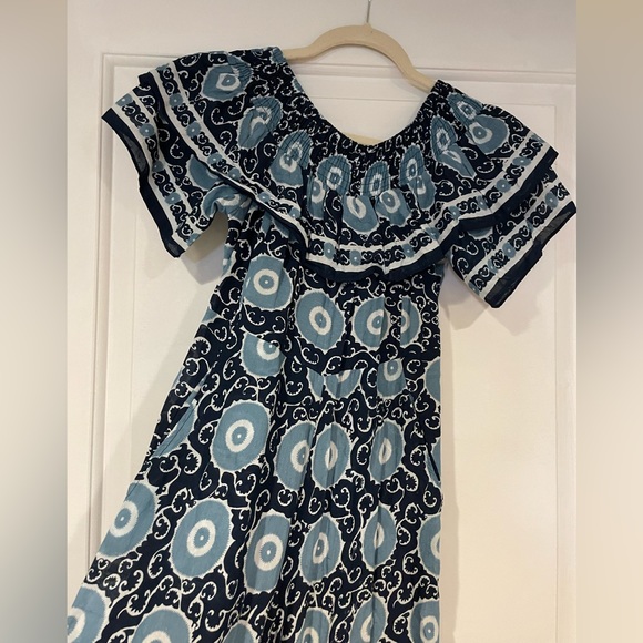 Anthropologie printed cropped jumpsuit - Picture 3 of 5